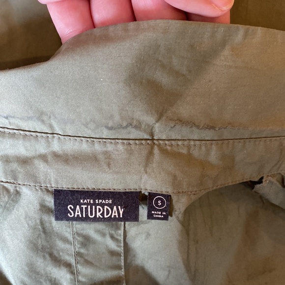 Kate Spade Saturday Olive Button Down - Picture 6 of 7